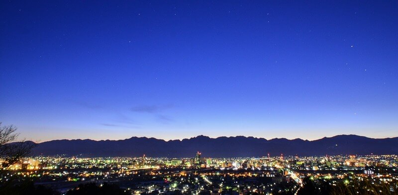 富山の夜景