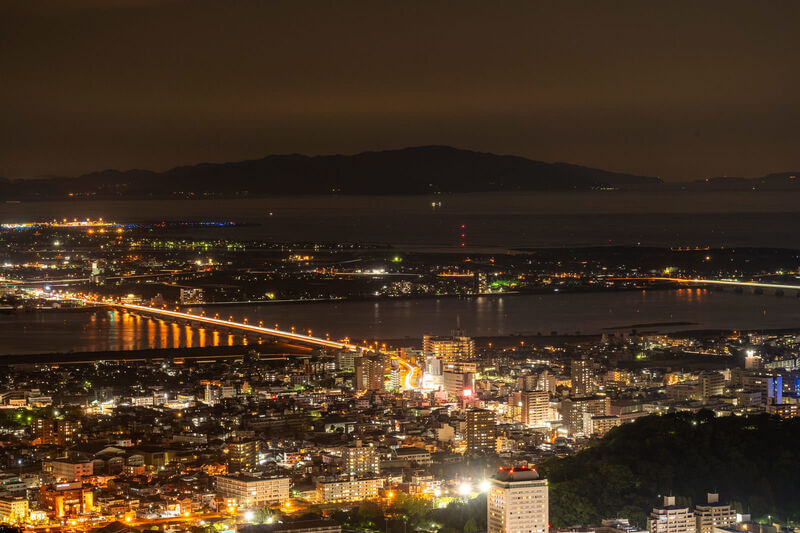 徳島県の夜景